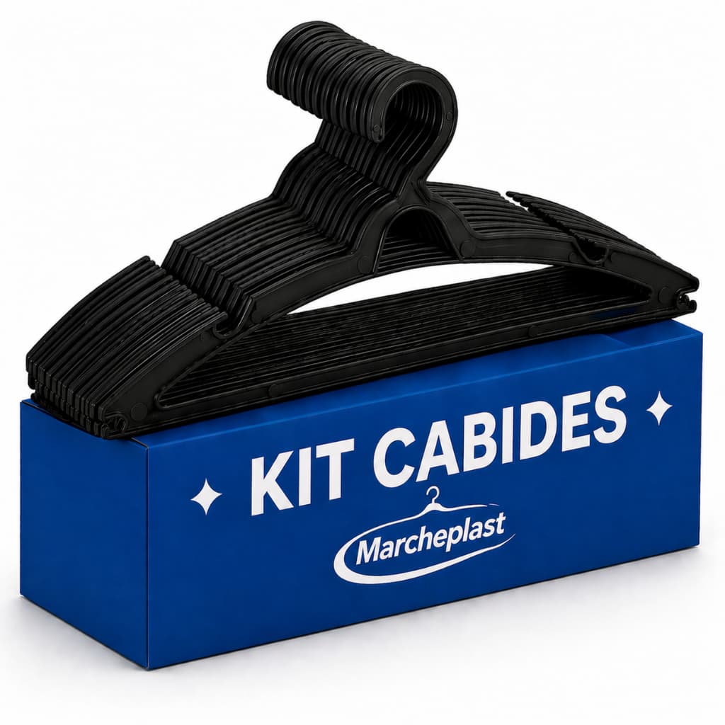Cabide Adulto Preto Reforçado Envio Imediato