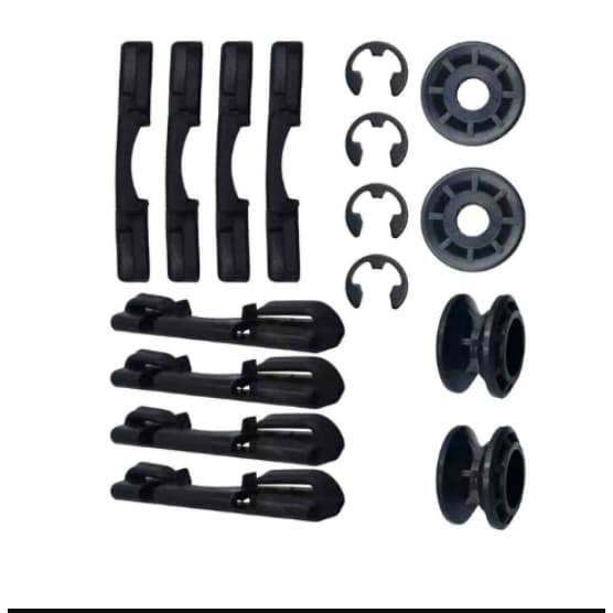 Kit Carretel Roldana deslize Banco + travas Fiat Uno Palio Weekend Siena Strada Fiorino Premium Elba