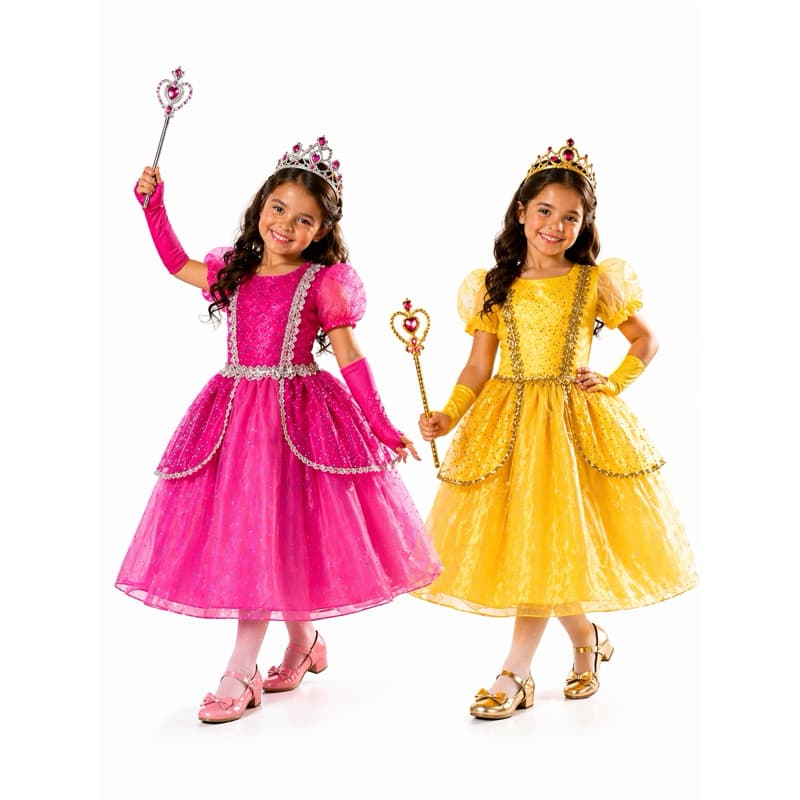 Vestido de Princesa de Luxo com Luva