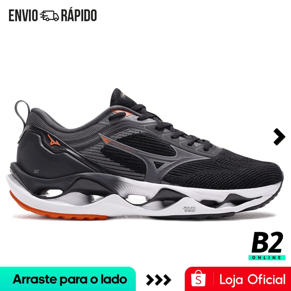 Tênis Mizuno Wave Stratos 3 Masculino Original com Nota Fiscal e Garantia