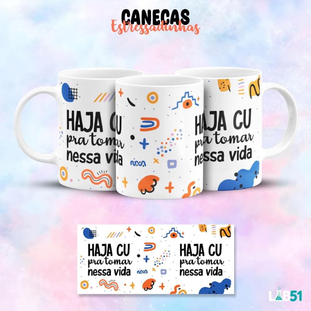 Caneca Divertida Linda Gostosa Ansiosa  Presente Feminino