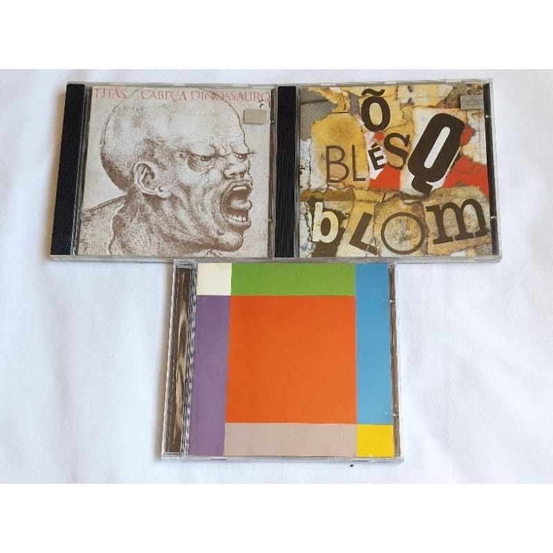 3 CD CLASSICO TITAS CABECA DINOSSAURO TITANOMAQUIA O BLESQ DO BLOW SEMINOVOS