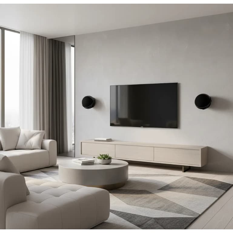 Suporte de Parede Minimalista para Alexa Echo Dot 4/5 - Design Exclusivo