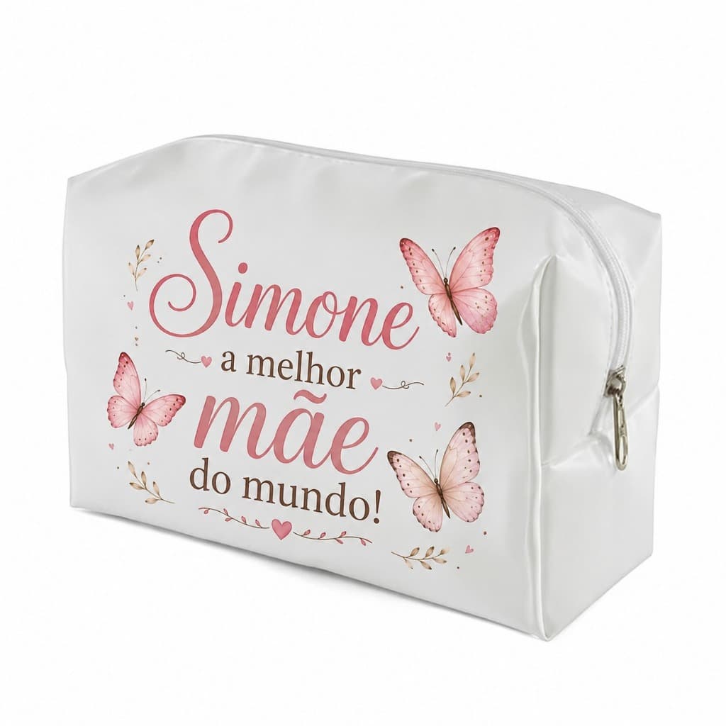 Necessaire Dia Das Mães Personalizada Com Foto Ou Frase