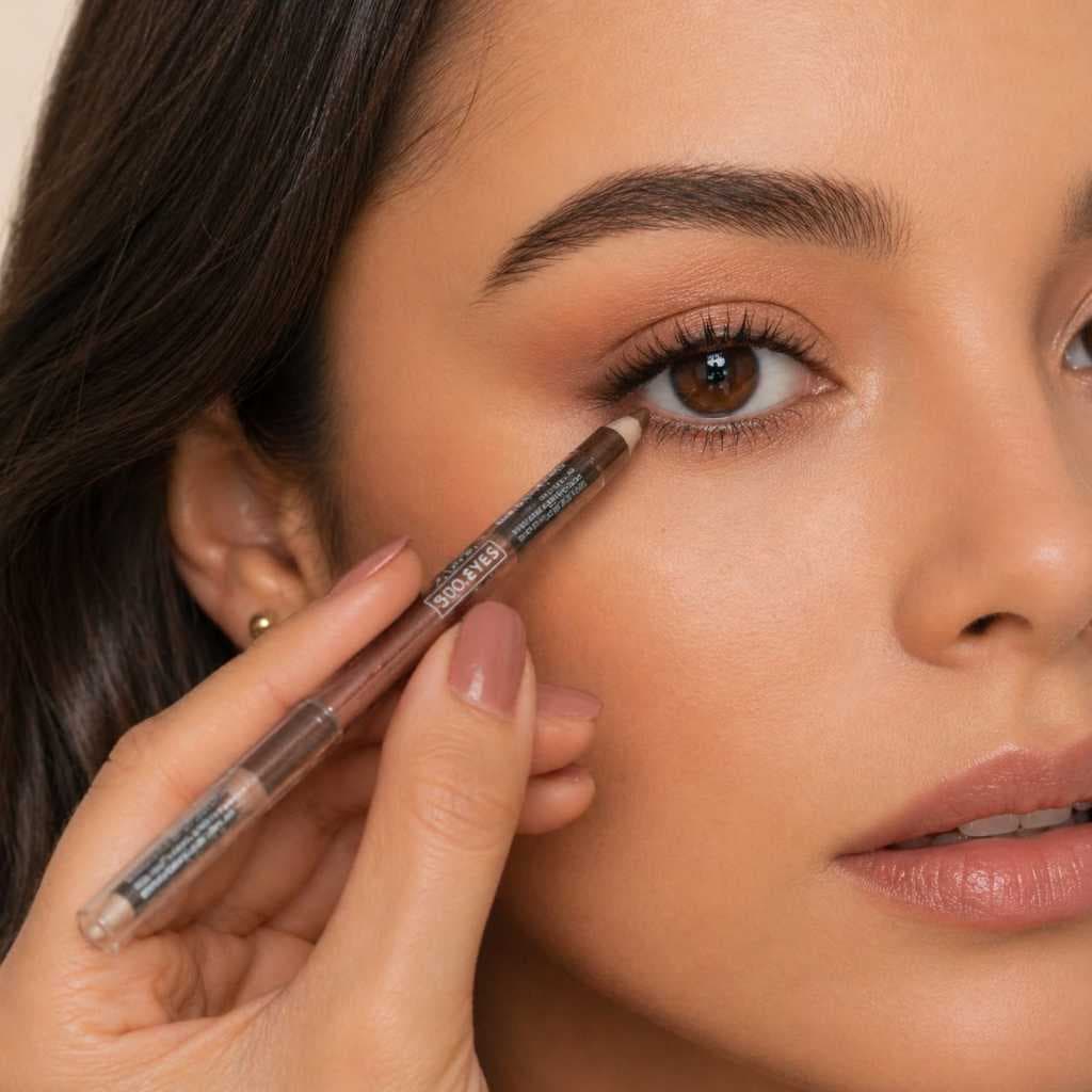 Duo EYES/Lápis de olho duplo/alta pigmentaçao/longa duraçao/acabamento intenso e uniforme