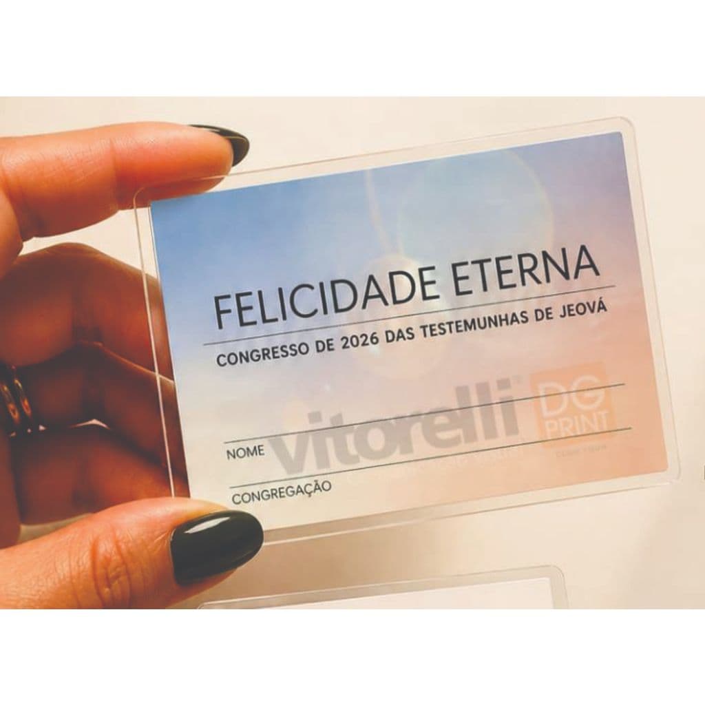 Porta lapela crachá magnético Jw Congresso 2026 - Acrilico