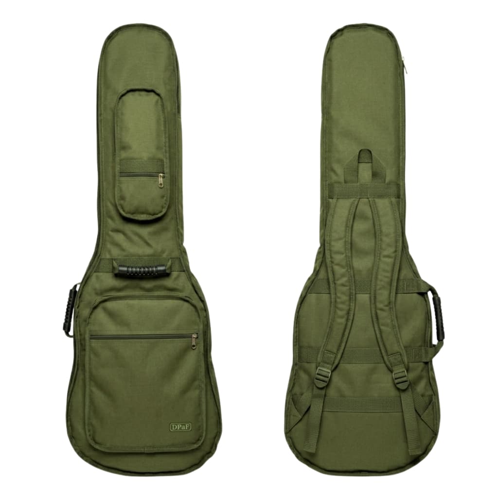 Capa Bag Contra Baixo Luxo Verde Acolchoada Bolso Cargo