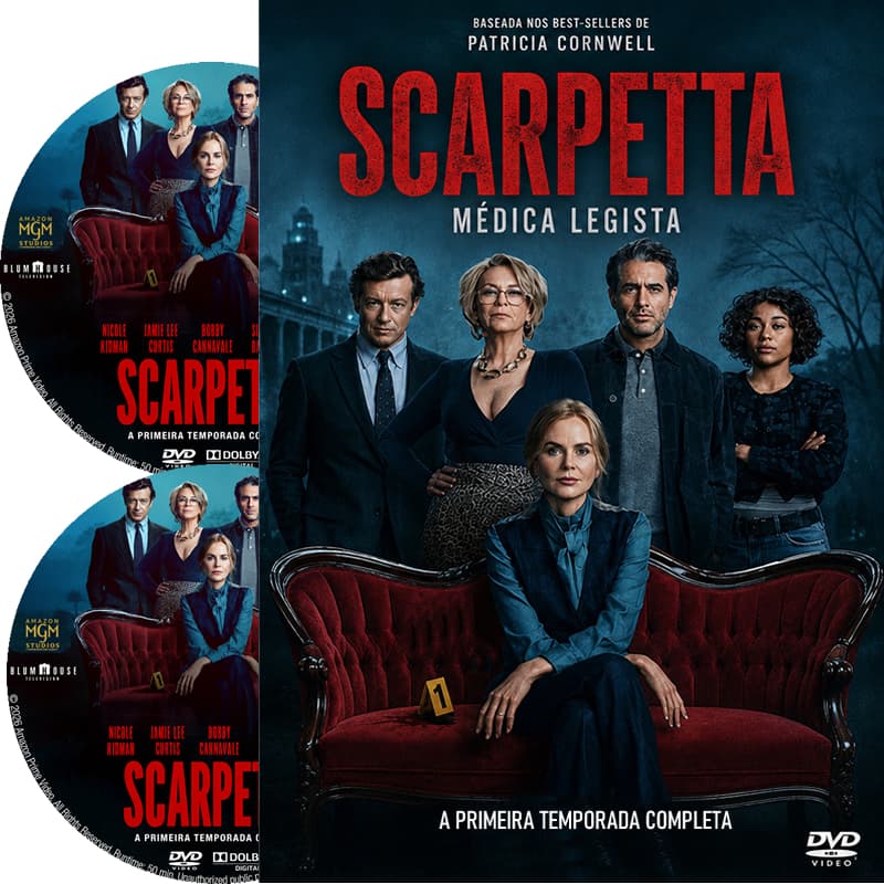 DVD - Série Scarpetta: Médica Legista 1ª Temporada Box Seriados