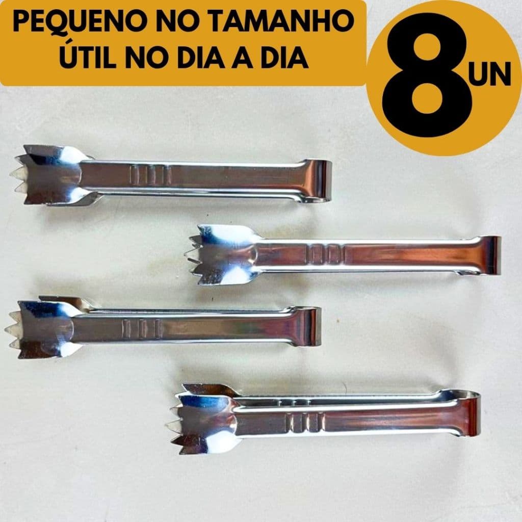 Mini Pegador Inox 8/6/4/2 Ideal Carnes Churrasco Alimentos Quentes Cozinha Eventos Bar Restaurante