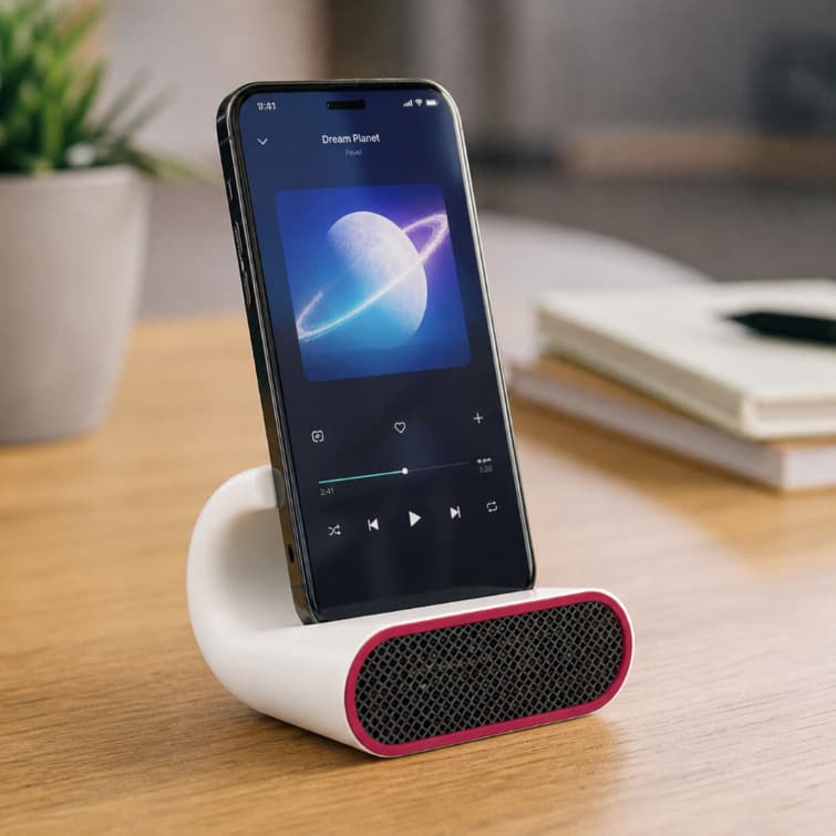 Amplificador de Som para Celular | Caixa Acústica Passiva Sem Energia | Suporte Universal