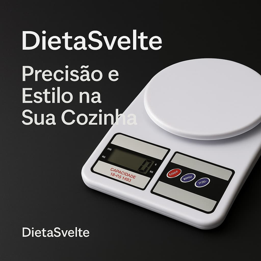 Balança Digital Cozinha Alta Precisão 10kg Compacta Moderna Eletrônica