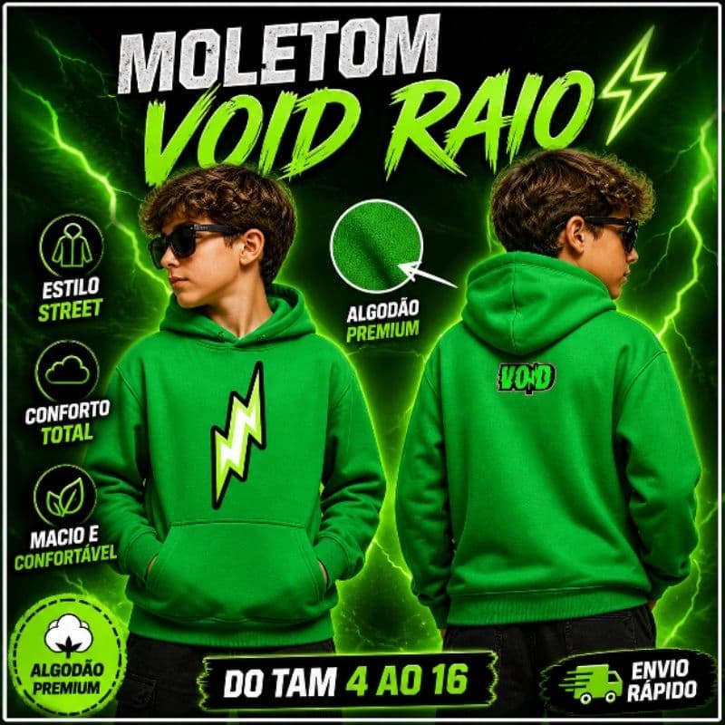 MOLETOM VERDE do VOID RAIO Novo Elemento Blusa Frio Dos Rosas Evolução dos Elementos moletom verde do Void dos rosas