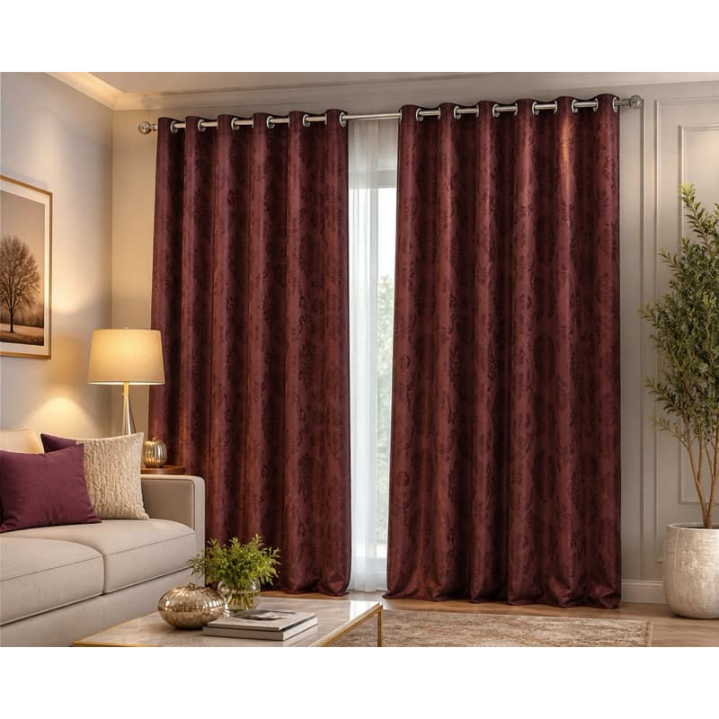 Cortina Jacquard 3m x 2,70m Ideal Para Sala Quarto ou Escritório