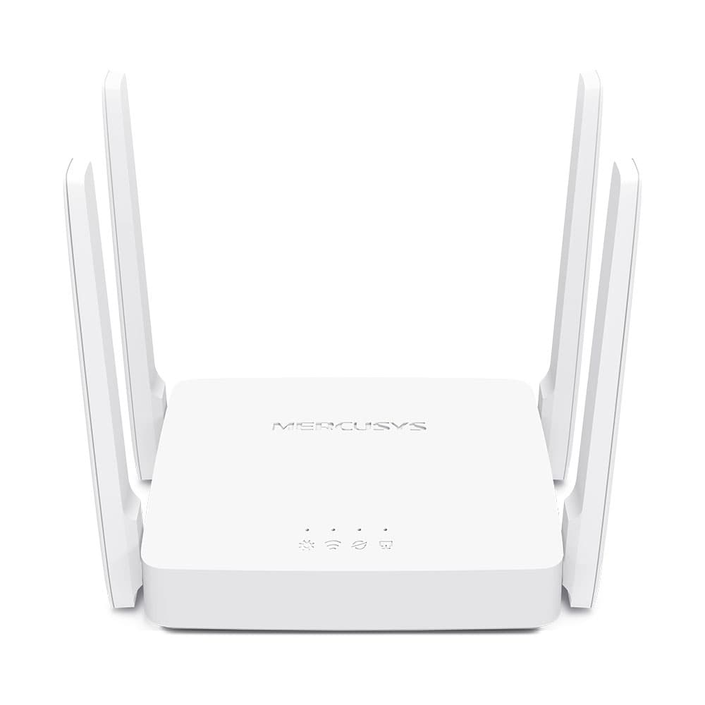 Roteador Mercusys AC10 AC1200 Dual Band Wi-Fi 5 v1.20 - 4 Antenas 5dBi MU-MIMO Beamforming