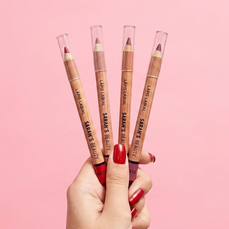 Lápis Labial Longa Duração Delineador Batom 12 Tons Sarah Beauty Envio Rápido