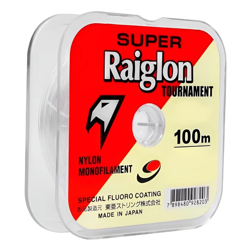 Linha Monofilamento Super Raiglon Tournament 100m Marine Sports 0,43mm/41.40lbs
