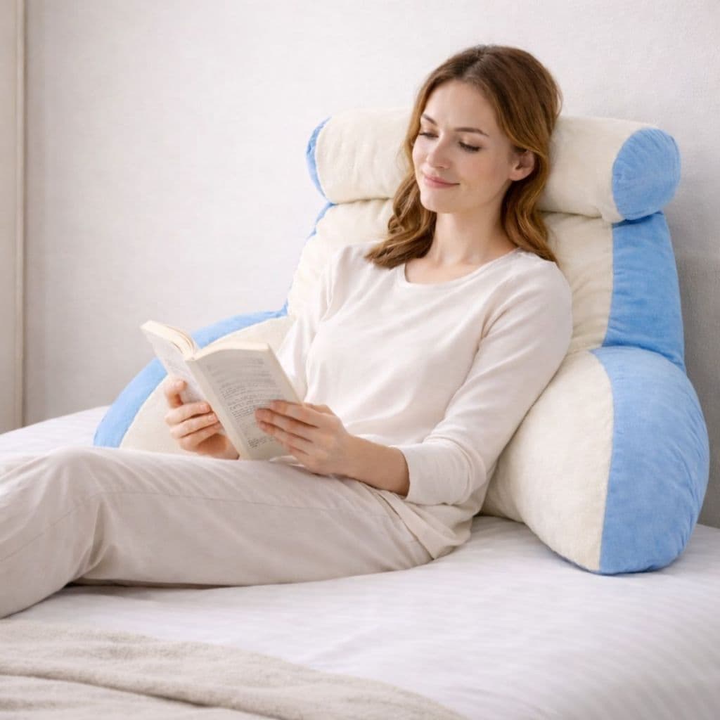 Almofada Ergonomica Encosto de Costa Multiuso e Confortavel varias cores
