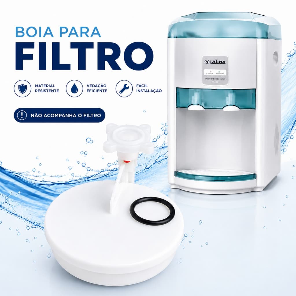 Boia  Purificador Latina Com Anel de Vedação Oring