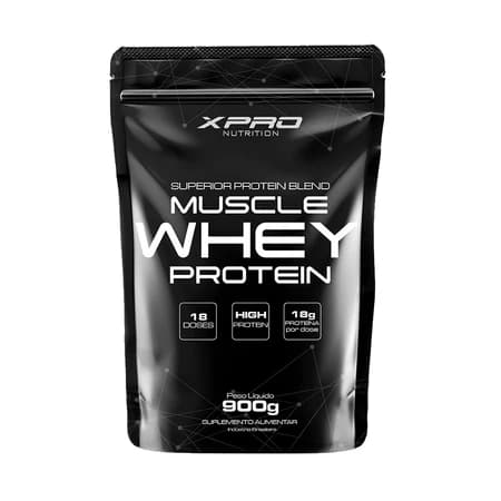 Whey Protein XPro Nutrition 900g Alta Proteína Pós Treino Original