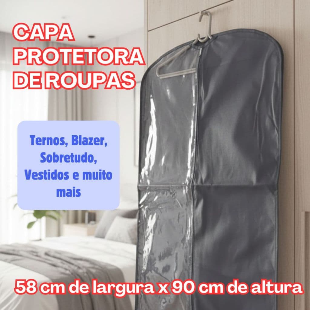 Capas de Roupas/ Capas Protetoras de Terno e Vestido/ Capas de TNT/ Capas Impermeáveis/ Ternos