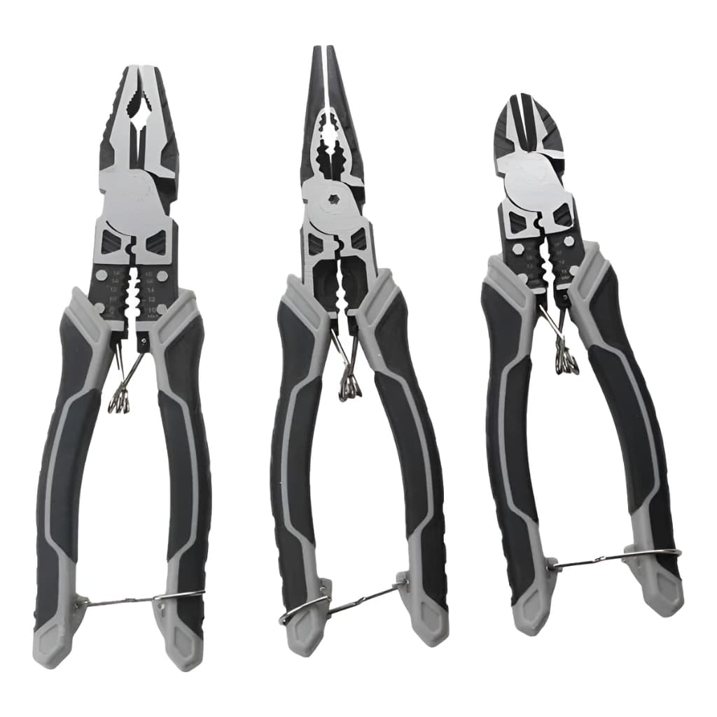 Alicate Universal Multifuncional 9 Polegadas Profissional Descascador De Fios Crimpagem Corte De Cabos