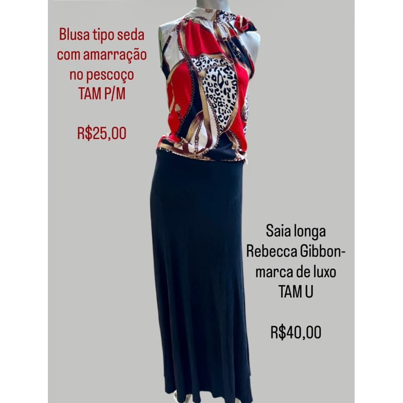 BRECHÓ- Blusas/ vestido feminino elegantes- moda chique marcas de luxo