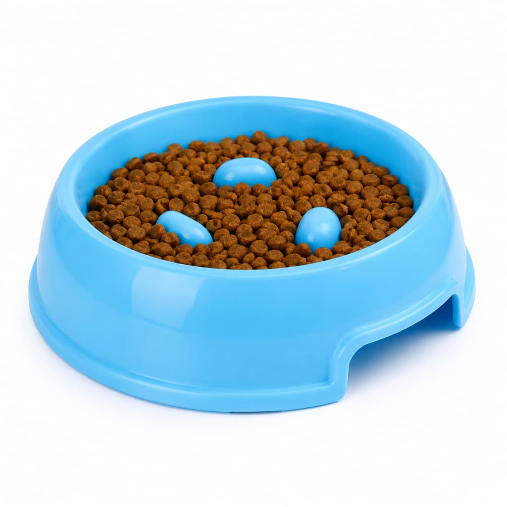 Comedouro Lento Caes Cachorros Interativo Educador Pet Anti-Stress