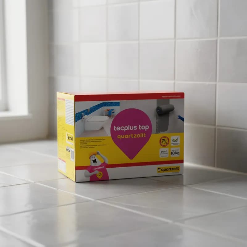 Tecplus Top Caixa 18Kg Impermeabilizante Tecplus Top Concreto Alvenaria Cinza Claro Áreas Úmidas