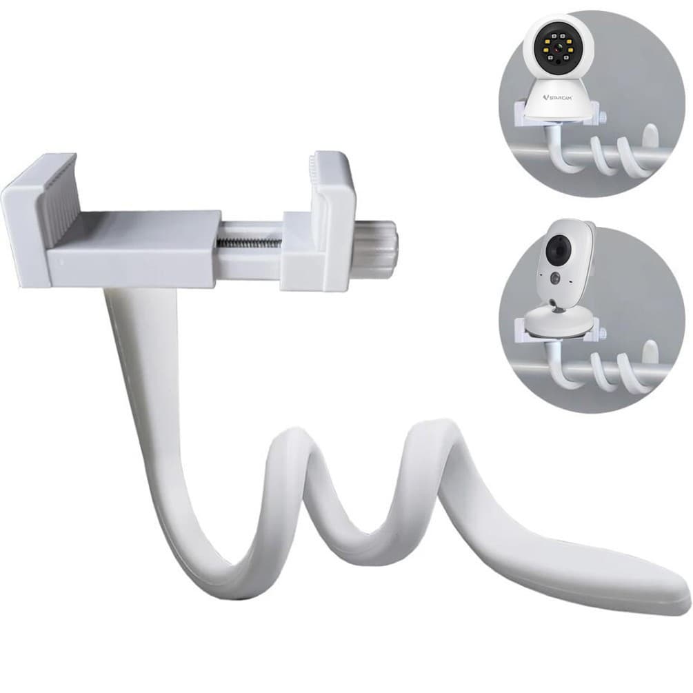 Suporte Universal para Monitor de Bebê - Flexível, Ajustável e Portátil