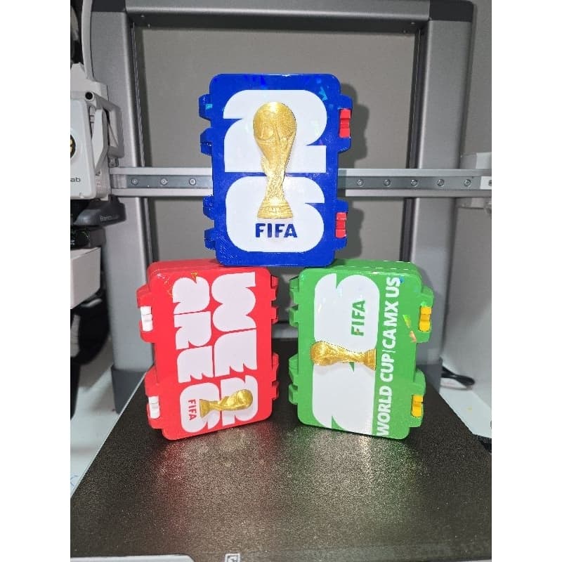 Porta Figurinha da Copa do Mundo 2026 Caixinha para Figurinha da Copa do Mundo