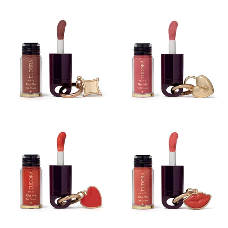 Batom Lip Oil Tint Charm Eudora Make Kiss Me