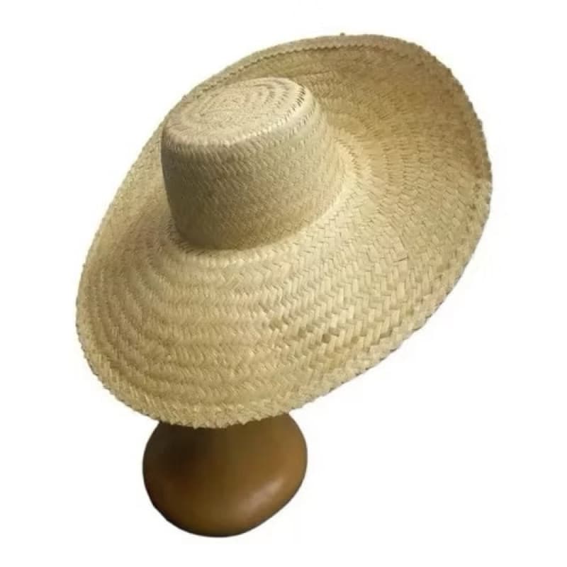 Chapéu de Palha Gigante - Sombreiro com Cordão de Amarrar, Proteção Solar, Estilo Mexicano, 1 Peça