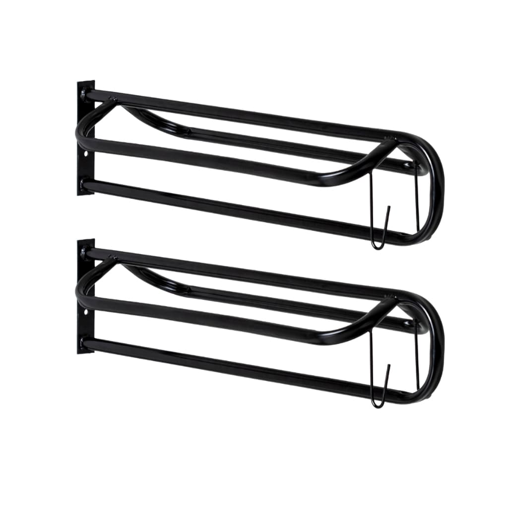Kit 2 Suportes para Sela e Arreios de Parede Reforçado e Completo