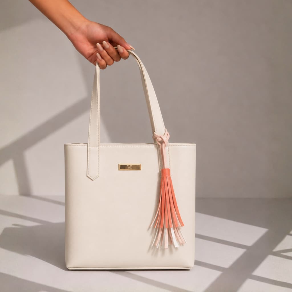 Bolsa Feminina Estilo Luxo Acessível Super Espaçosa Refinada com Tassel Decorativo Clássica