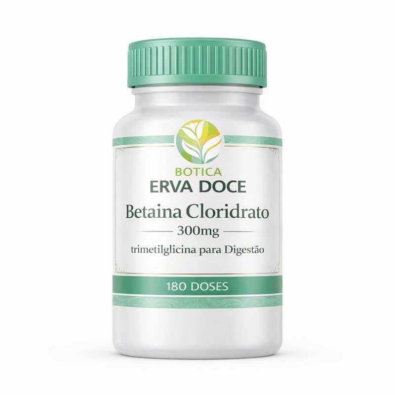 Betaina Cloridrato 300mg 180 Doses