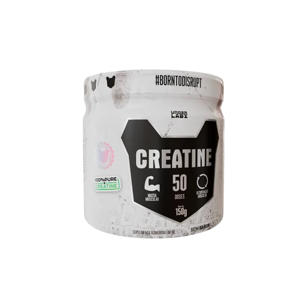 Creatina 100% Monohidratada Pura 300g Pote Under Labz