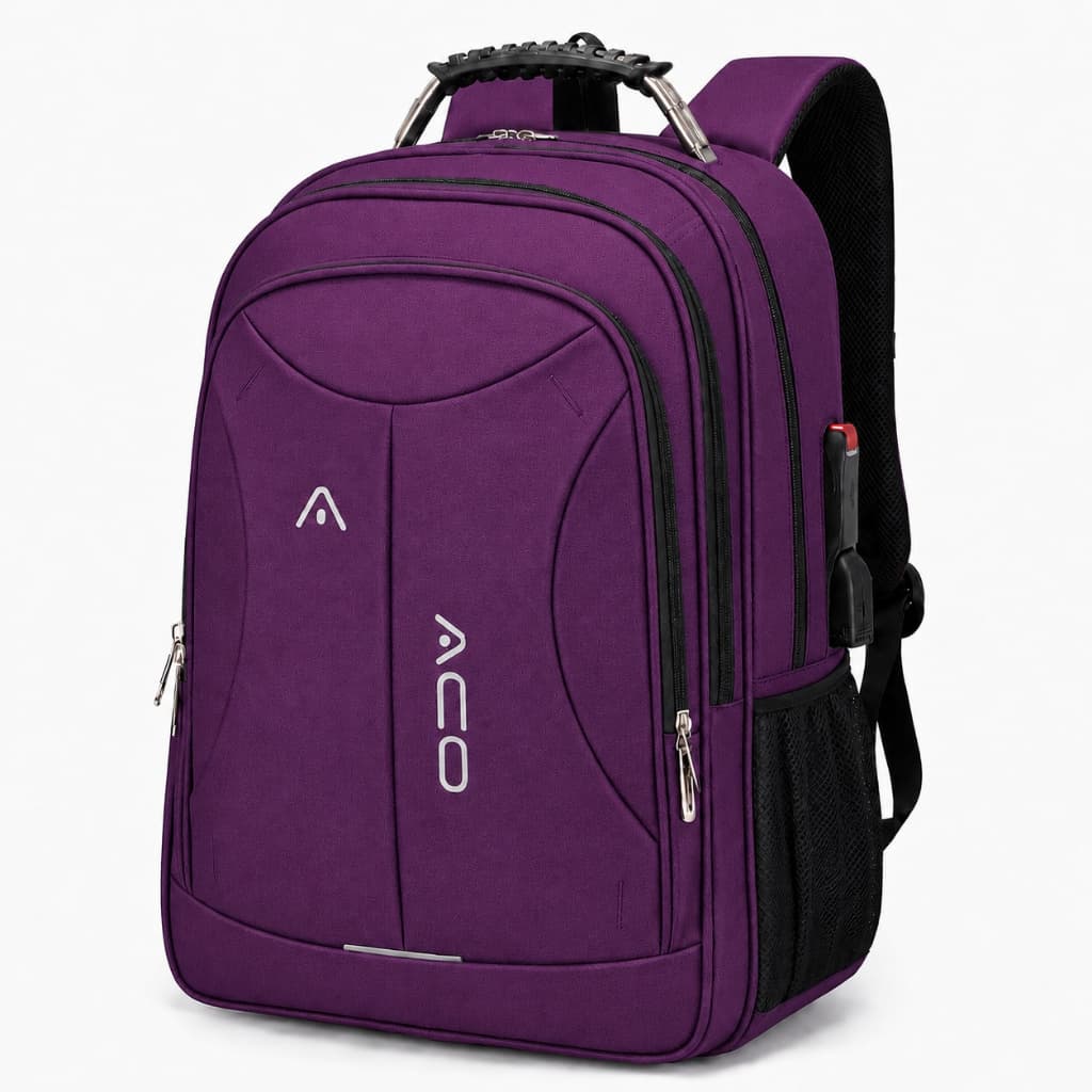 MochilaBolsa com Capa de Chuva Masculina Feminina Antifurto notebook