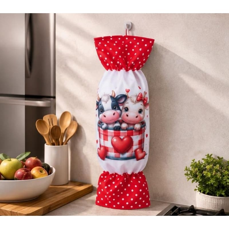 Puxa Saco Porta Sacolas Casa e Decoração