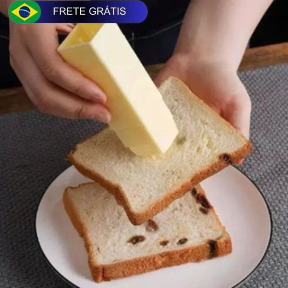 Espalhador de Manteiga em Bastão, Design Ergonômico, Fácil de Usar - Perfeito para Pães e Torradas!