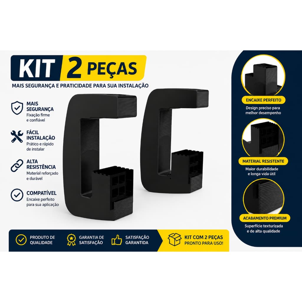 2 X Presilha Grampo Volante Logitech G25 G27 G29 Reposição