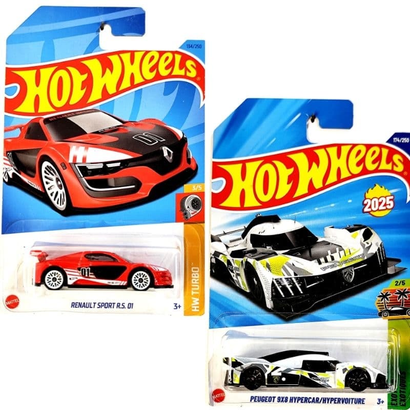 Hot Wheels carrinho coleção Franceses  Renault, Citroen, Megane, Peugeot