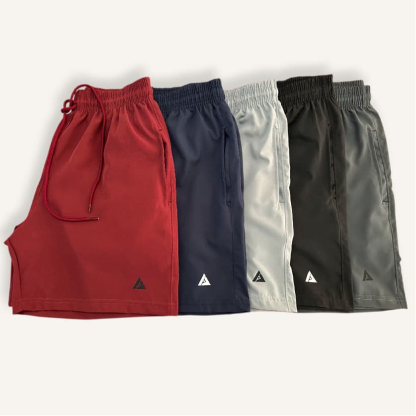Kit 5 Bermudas Masculina Academia Praia Treino Corrida