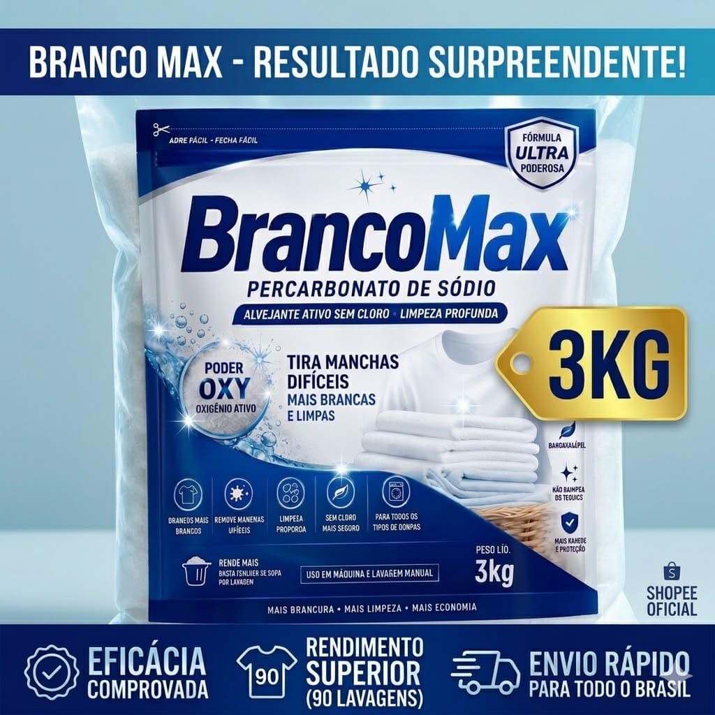 Percarbonato de Sódio  Tira Mancha Sem Cloro