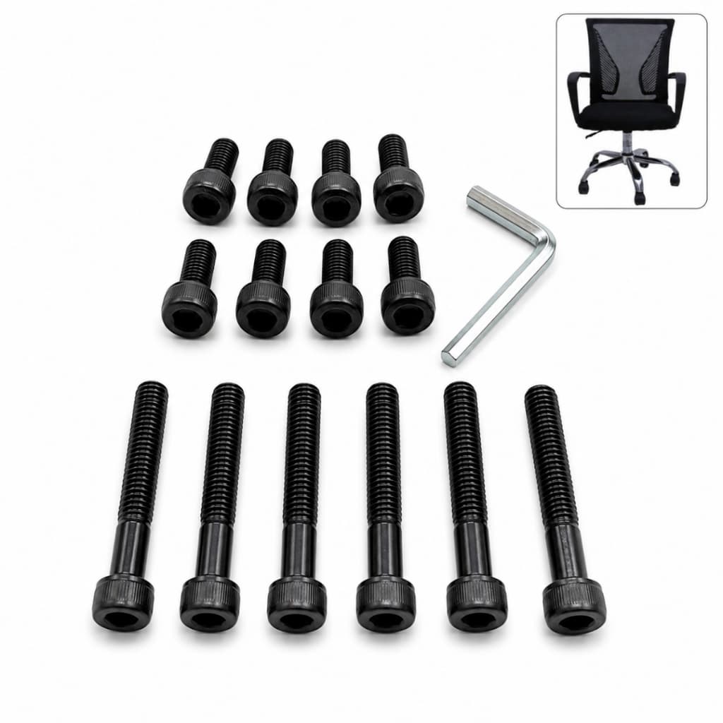 Kit Parafuso Allen M6x20 M6x35 Allen Compatível Com Modelo Cadeira N870 Lung