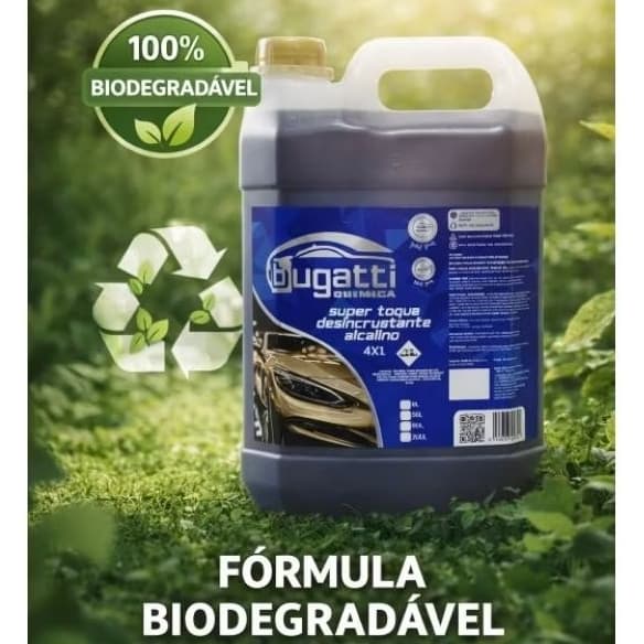 Desincrustante Alcalino Ultra Limpador  Super Toque 4x1 Bugatti Química