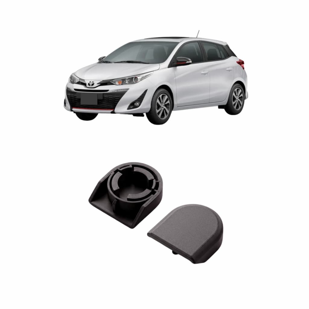 Par Capa Parafuso Braço Limpador Dianteiro para Yaris 2018 A 2024