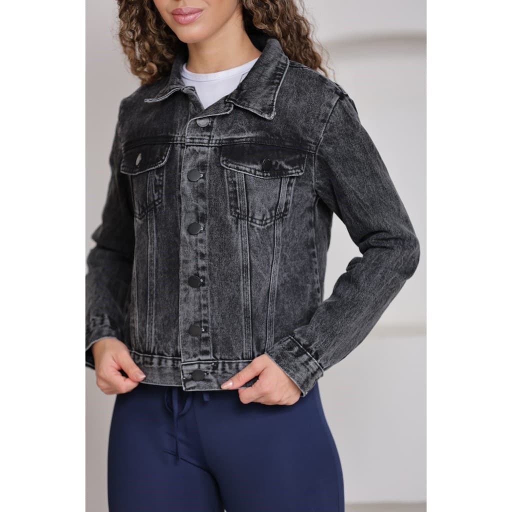 Jaqueta casaco Jeans Feminino