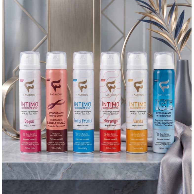 Desodorante Intimo Spray Fashion Cosmeticos Higiene Feminina Lavagem Feminina Frescor e Limpeza