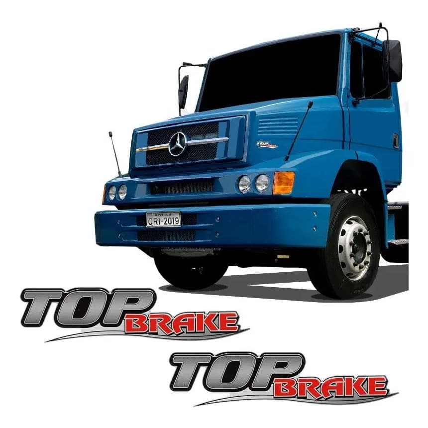 Adesivo Top Brake Mercedes Benz Emblema Resinado Para linha Mercedes Benz Moderno