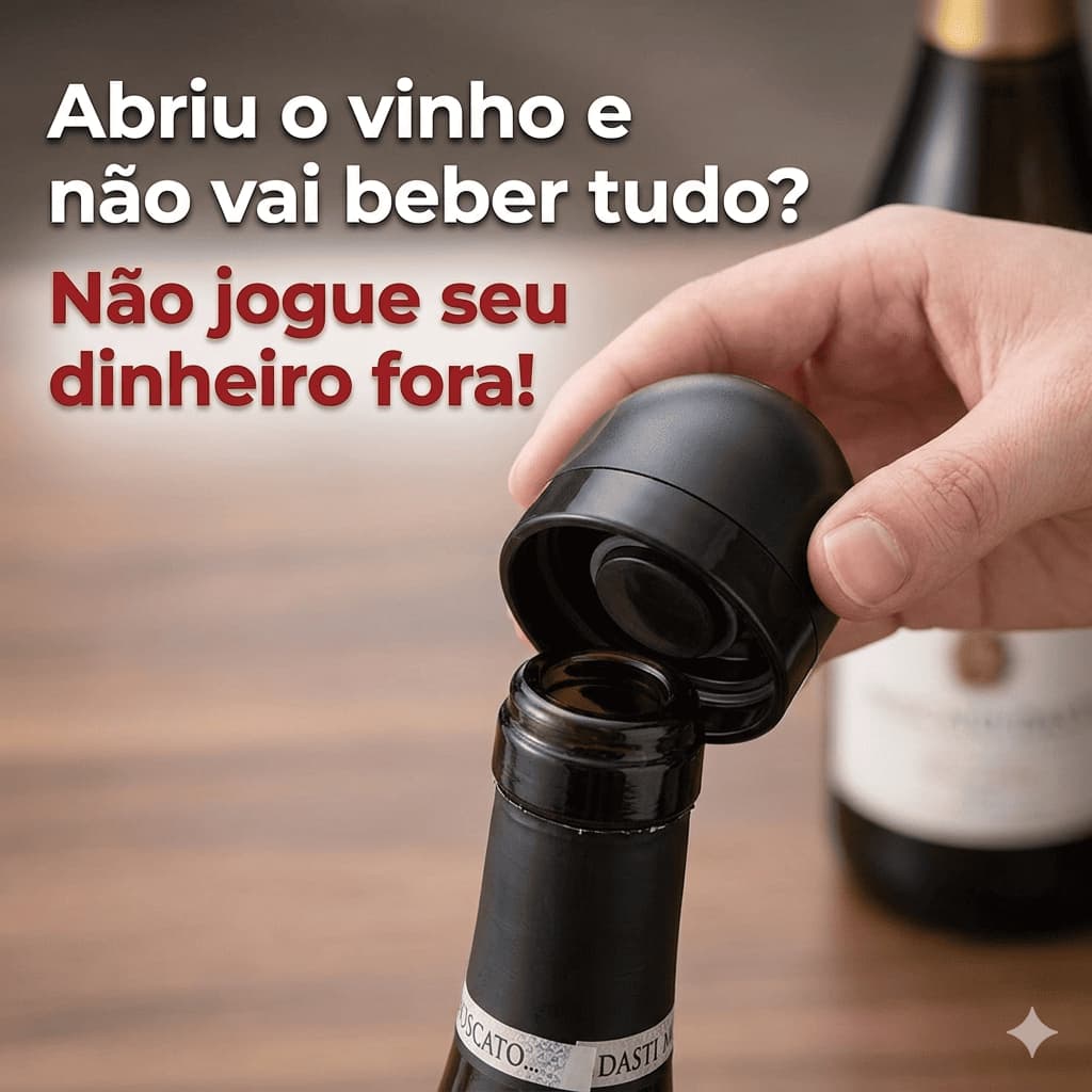 Tampa Rolha Vinho/Champanhe Pressão A Vácuo Garrafas Vedada Bebidas